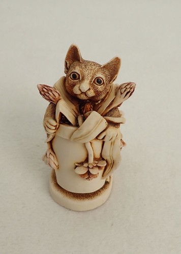 HARMONY KINGDOM "Algenon" Trinket Box Treasure Jest Cat Collectible Figure 97’