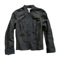 Walter Snap Front Blazer W/ Back Tie Size Medium Modern Contemporary Chic