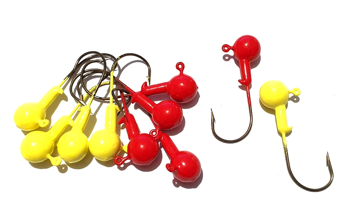 10 Têtes Plombées 14g – Type Balle, Pour Pêche Au Lancer, Jigging, Leurres