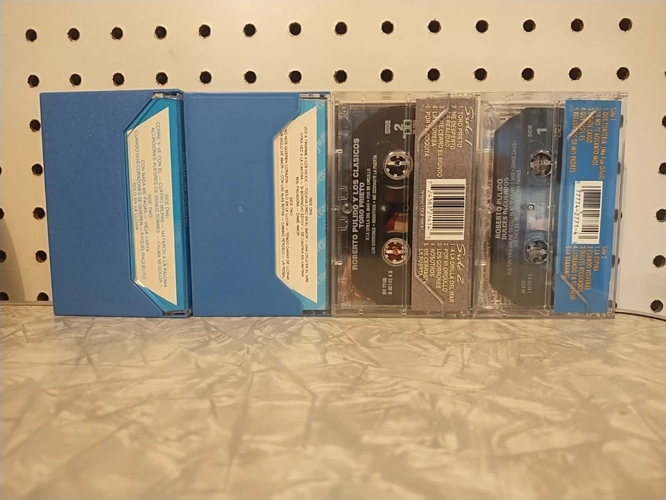 Tejano Tex/Mex Cassette Lot Roberto Pulido Y Los Clasicos Desde Mi Rancho 4 Tape Foto 2 de 3