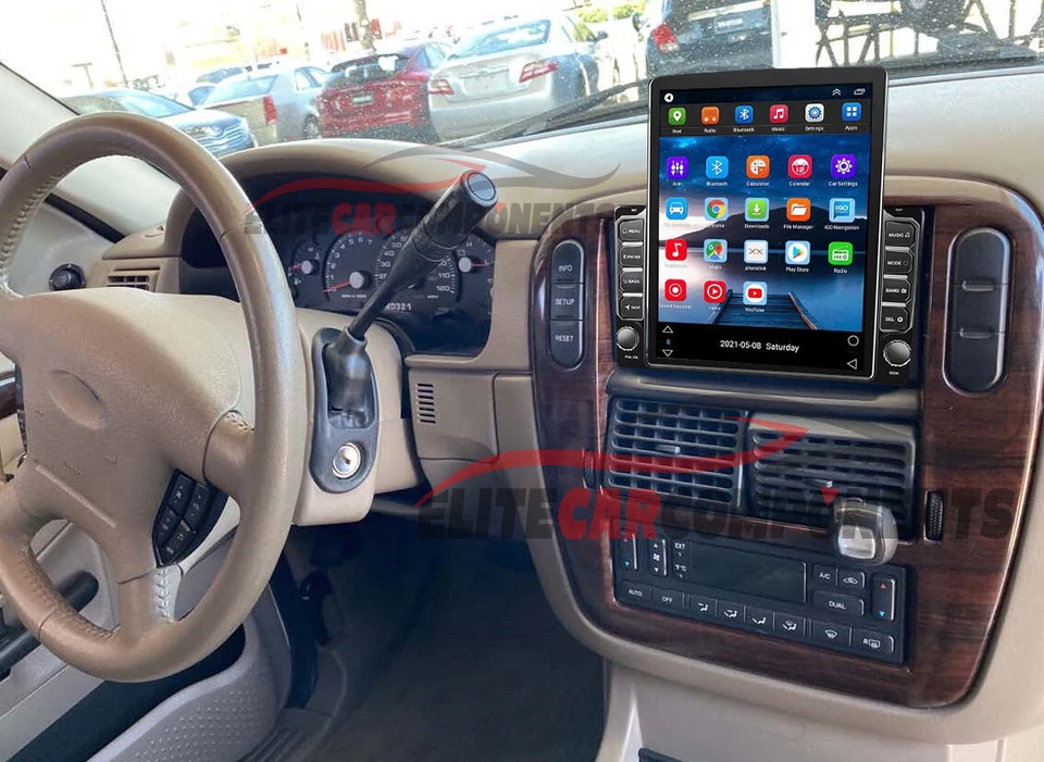 Radio estéreo para automóvil Ford Explorer 2002 2003-2010 Android 13 CarPlay GPS navegación BT Foto 4 de 4