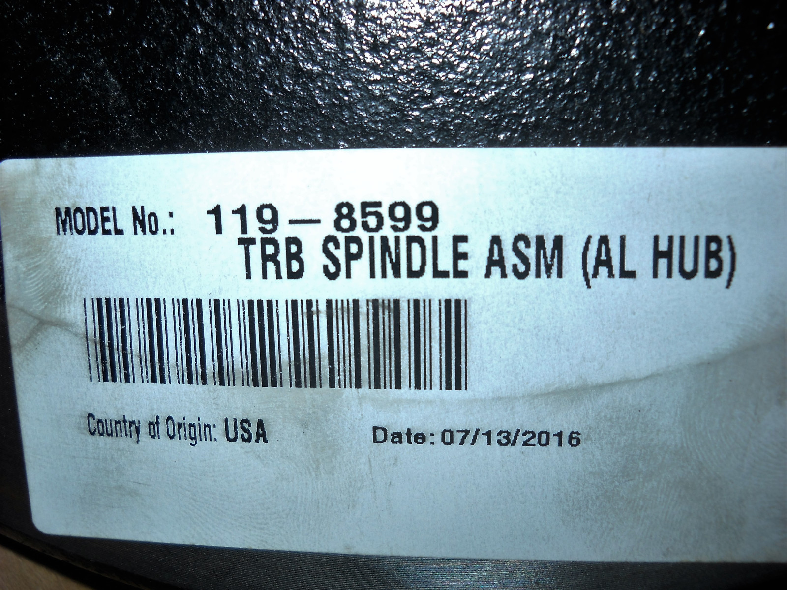 Gruppo Mandrino Per Tosaerba Toro Z Master ZTR 119-8599 108-7713 - Foto 5