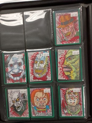 Dan Notes Custom Horror Cards Lot of 7