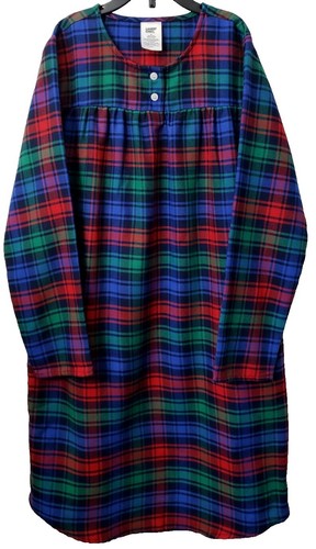Lands' End Blake Shelton Medium Flannel Tote - Dark Red Plaid | eBay