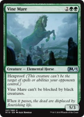 MTG magic cards 1x Vine Mare - Foil Core Set 2019 NM-Mint, English