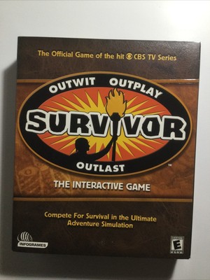 Survivor Interactive Game In Box Opened Pc Game 2001 Infogrames