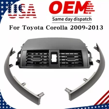 ✅✅Center Dash A/C Outlet Air Vent Panel w/ Strip Trim For Toyota Corolla 2009-13