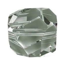 Swarovski Article 5603 Graphic Cube Beads 6mm Black Diamond - Pack of 10 Beads