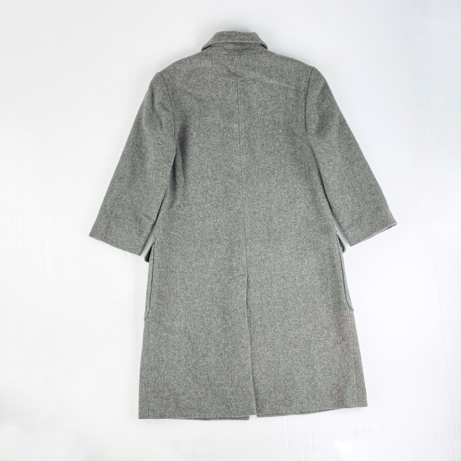 DKNY Classic Gray Button Down Wool Blend Jacket C… - image 4