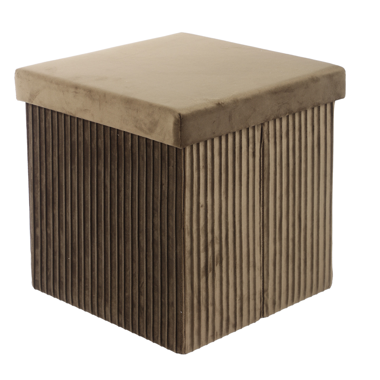 Pouf côtelé Softness pour ranger les plaids du salon chaleureux