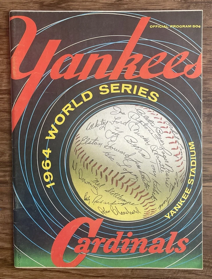 NY Yankees - 1964 World Series Program + 1986 & 1987 & 2009 Information Guides - Image 3 of 4