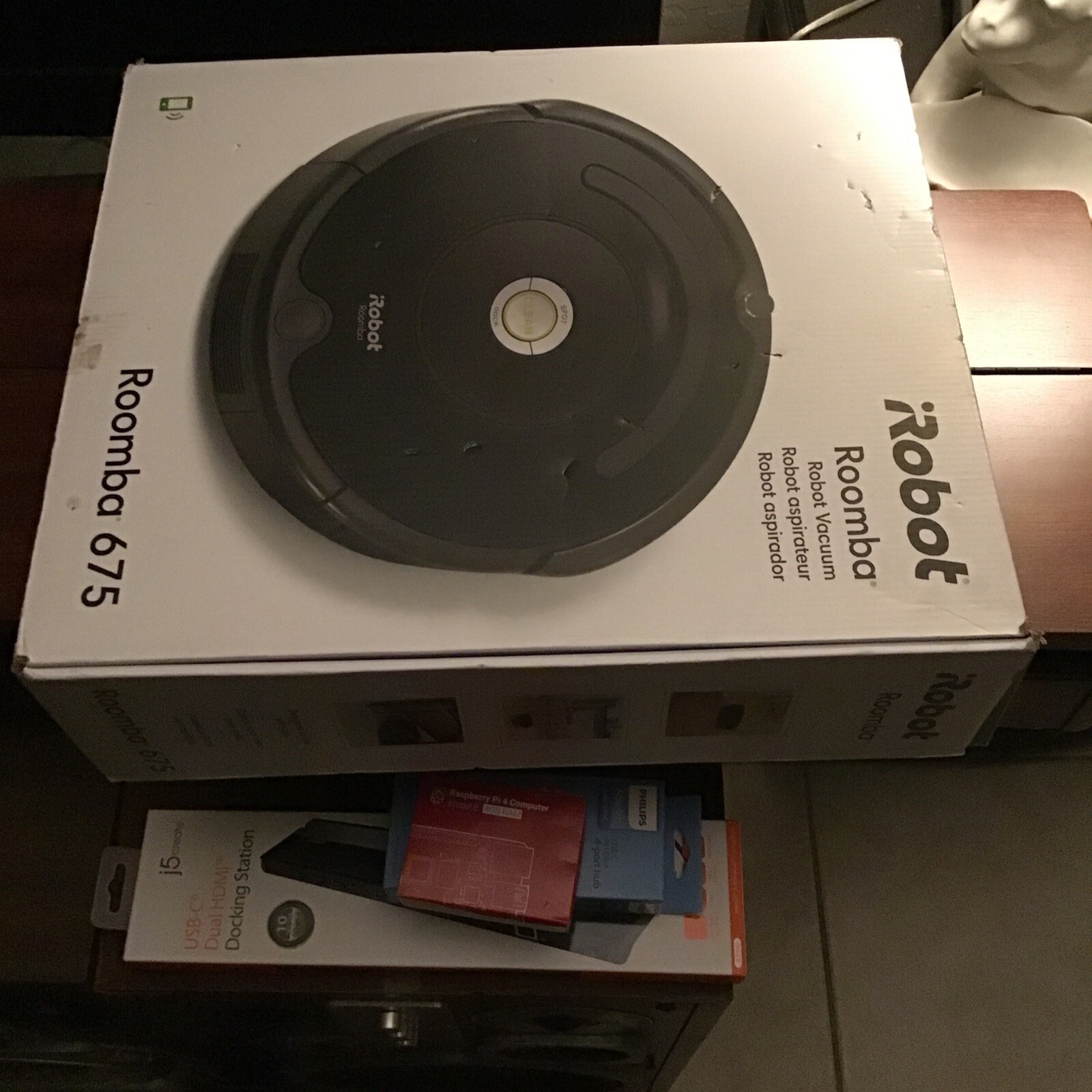 IROBOT ROOMBA 675 BLACK ROBOTIC VACUUM eBay