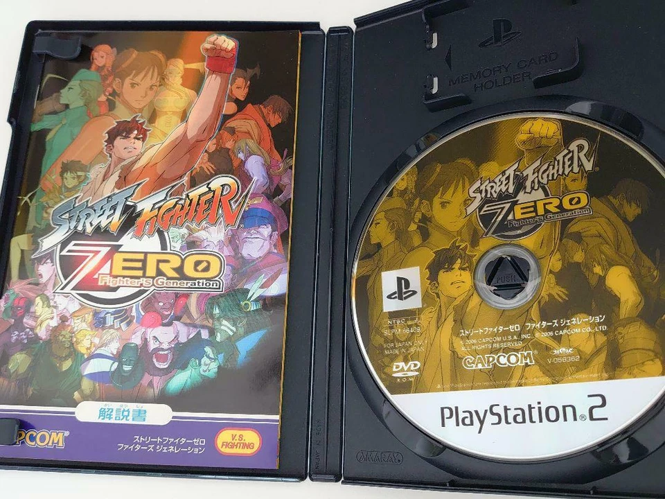 PS2 Street Fighter ZERO Fighters Generation CAPCOM PlayStation 2 Japan Import - Image 2 of 3