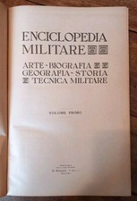 Libri ENCICLOPEDIA MILITARE 1927. 6 VOLL.