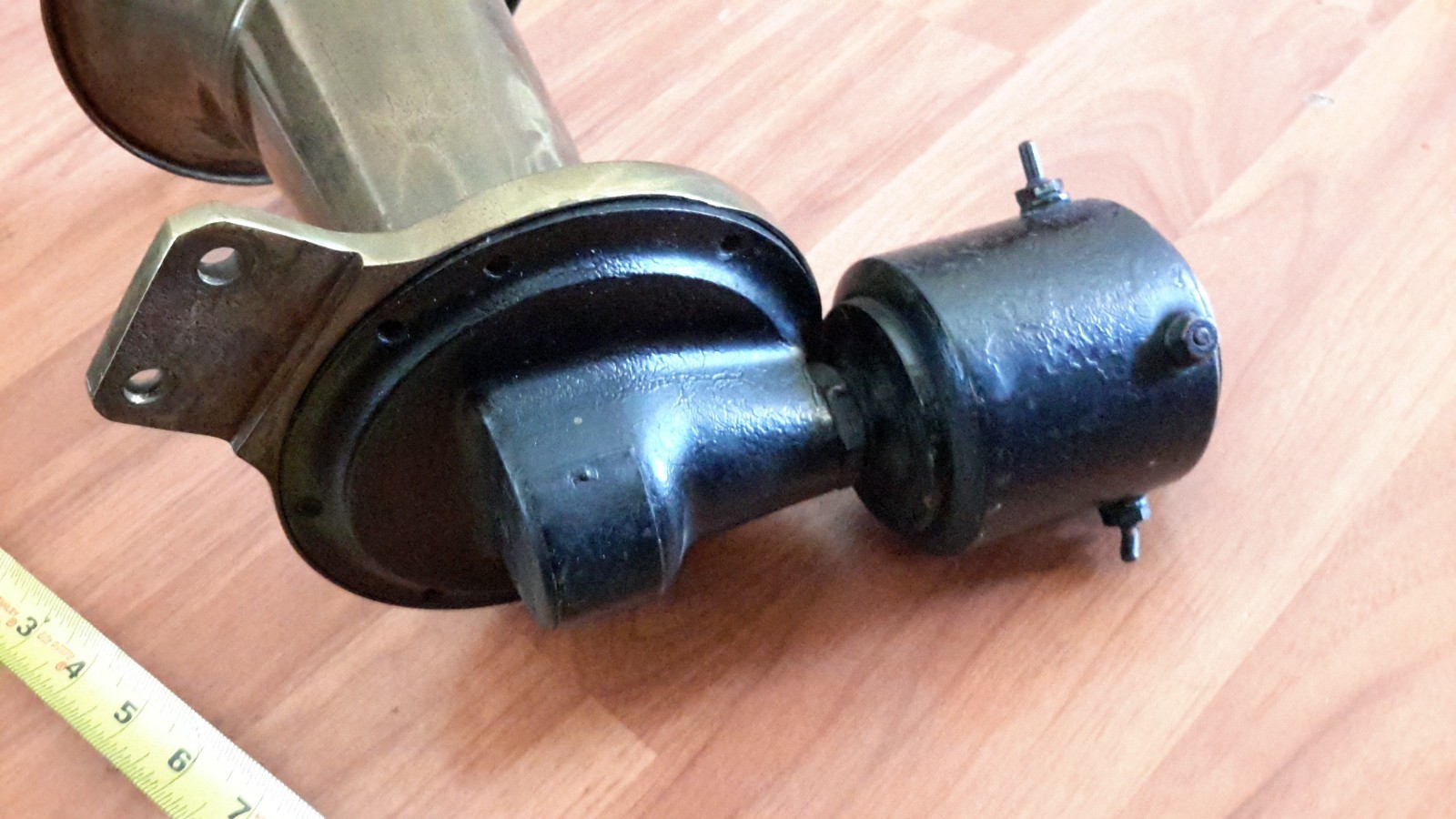 EARLY BRASS KLAXON AUTOMOBILE HORN MODEL 20 MODEL T FORD ROLLS ROYCE 6 VOLT