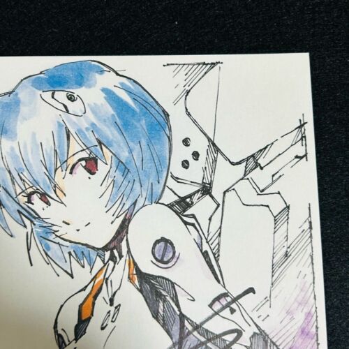 Tokyo Boogie Night Gewinnerstück Rei Ayanami Megumi Hayashibara handsigniert A25 - Bild 3 von 6