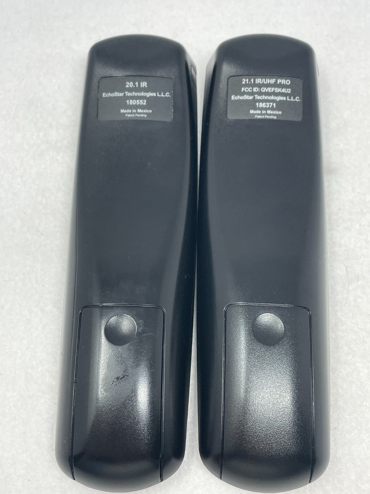 [2 Pack] Dish Network Orig 20.0 21.1 IR/UHF PRO TV1 & TV2 DVR Remote