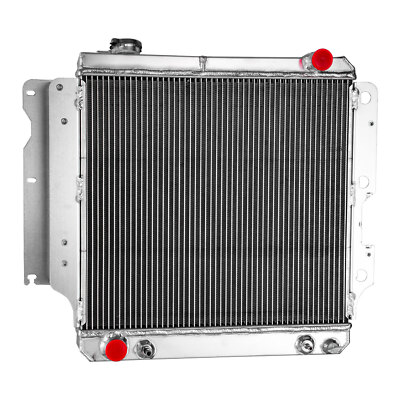 2101 Aluminum Radiator 3 Row For 87-2006 Jeep Wrangler YJ TJ 2.4L 2.5L 4.0/4.2L