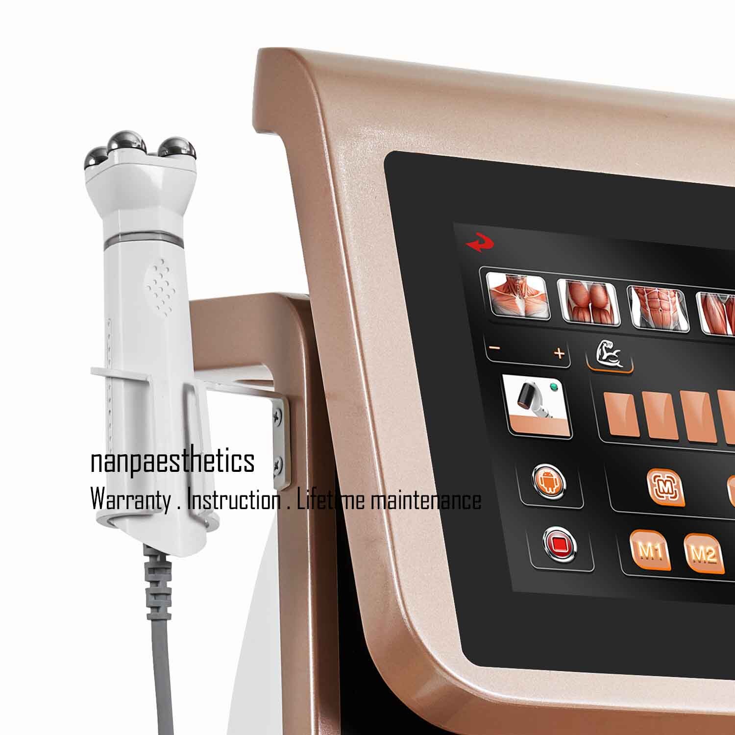 Professional 2in1 Microcurrent R-F Fibroblast Plasma Pen Facial Care Spa Machine