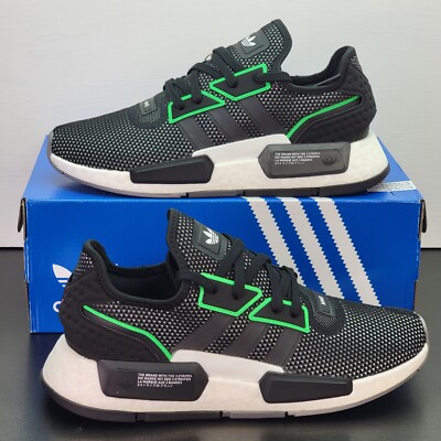 Adidas NMD G1 Boost Men's Size 11 Running Shoes Black Green Athletic Sneakers