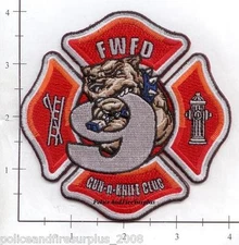 Indiana - Fort Wayne Station 9 IN Fire Dept Patch v2 - Gun N Knife Club