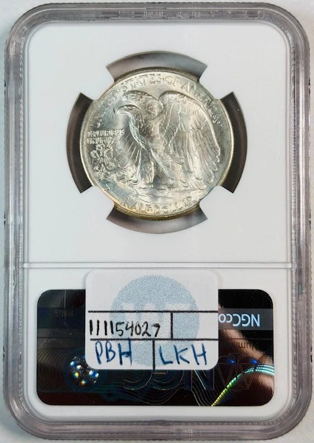 1946 D Walking Liberty Half Dollar NGC MS-66+ Plus - Image 2 of 2