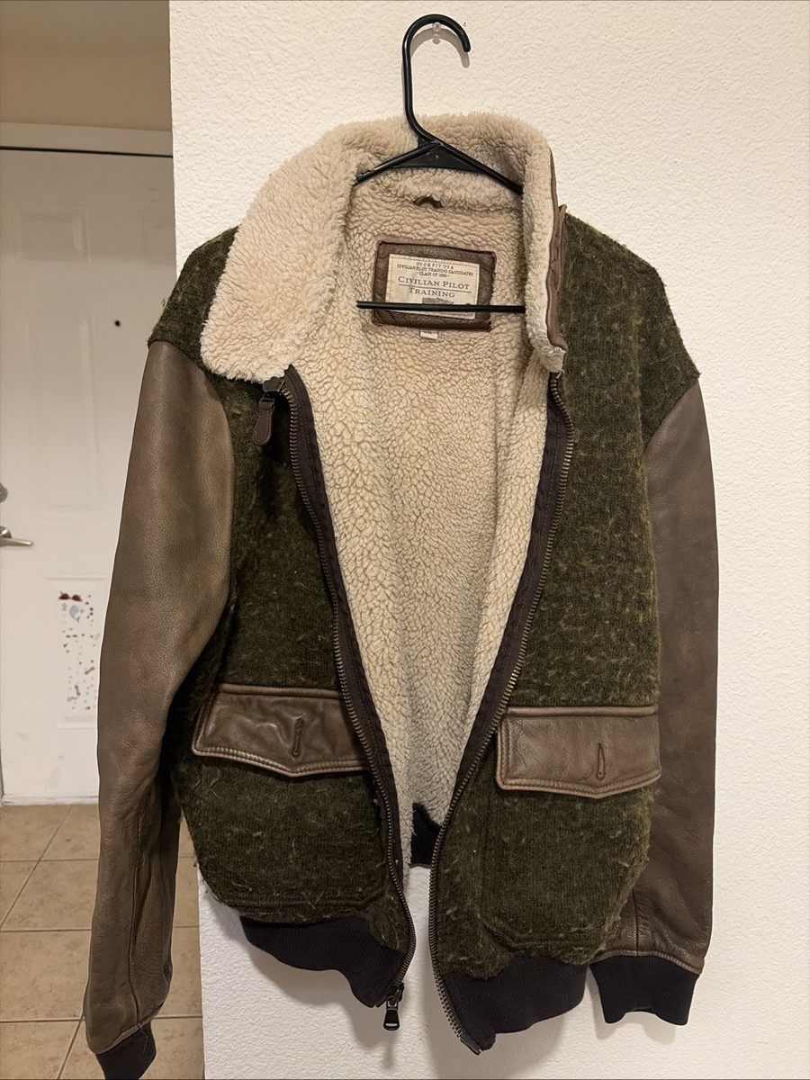 COCKPIT USA INCフライトジャケット　ベージュ　米空軍　Mサイズ COCKPIT USA U.S. NAVY LAMBSKIN G-1 FLIGHT JACKET (LONG) USA