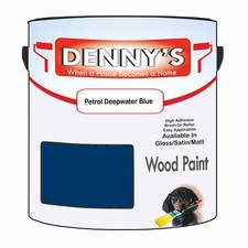 Dennys Wood Fence Paint - Petrol Deepwater Blue