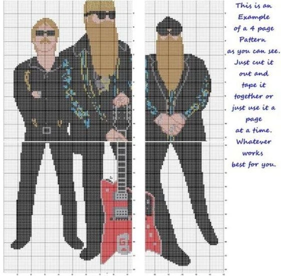 CROSS STITCH+ CRAFT PATTERN Snoopy Dog Frank Sinatra Singer My Way Microphone - Image 4 of 4