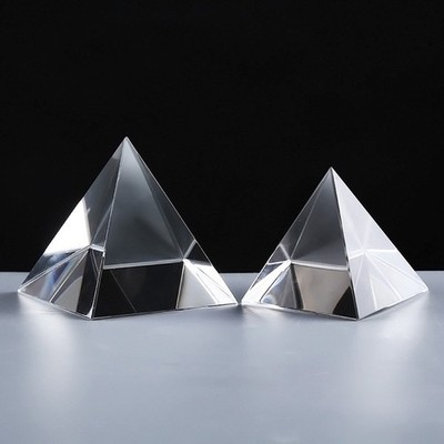 Crystal Pyramid Rainbow Prism Science Classroom Optics Kits Large