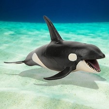 _Killer Whale Simulation Model Ornaments Desktop Decor Kid Educational Toy
