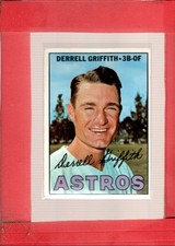 1967 Topps #502 Derrell Griffith VG Very Good Astros ID:73218