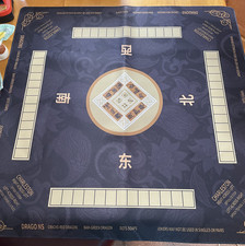 Mahjong Mat Non-slip Noise reduction Gaming Mat. 32" x 32" New , no box Black