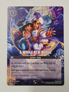 A Whole New World Lorcana | eBay