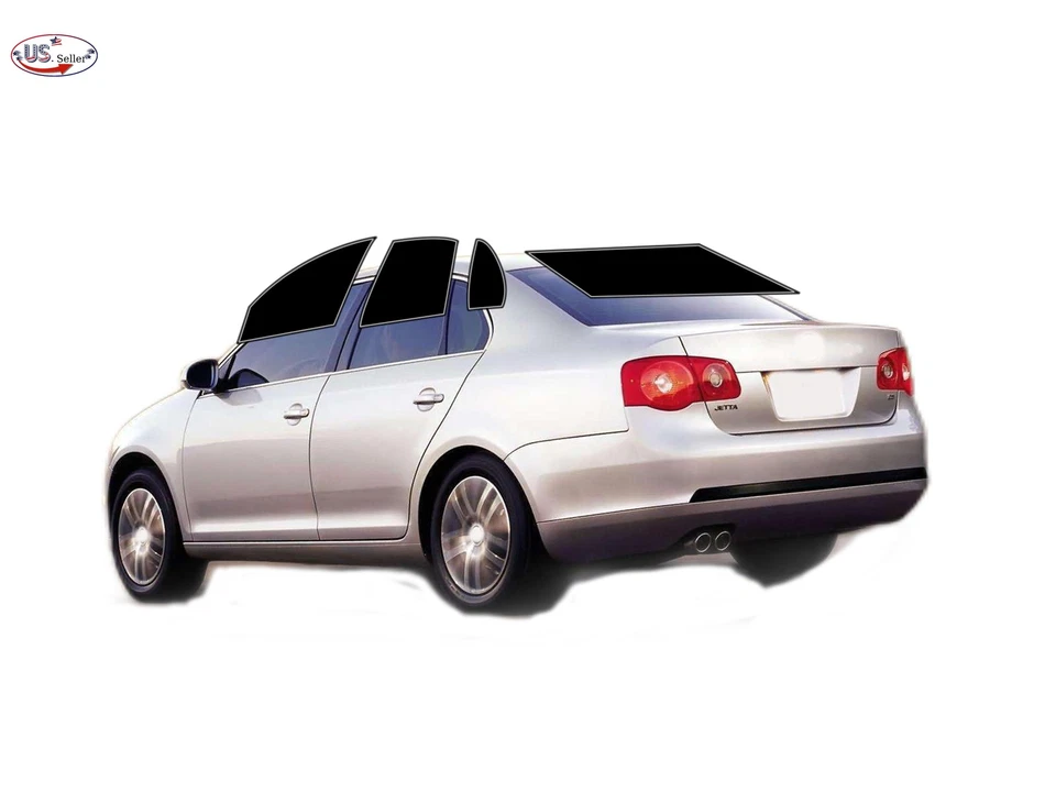 Kit de película de tinte de ventana de 2 capas precortada personalizada computarizada para Volkswagen Jetta sedán Foto 3 de 4