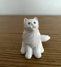White Cat Figure Toy Animal PVC Figurine