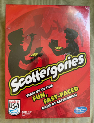 SCATTERGORIES Game of Categories, Hasbro, Family Fun, Sealed NEW