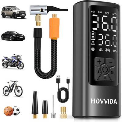 Tire Inflator Portable Air Compressor, Air Pump for Car Tires 150PSI with Digita
