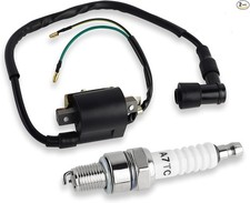 2-Wire Ignition Coil with A7TC Spark Plug for 4 stroke 50cc 70cc 90cc 110cc 125c