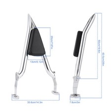 Detachable Pad Sissybar Rückenlehne Für Harley-Davidson FLRT FreeWheeler 15-20 e