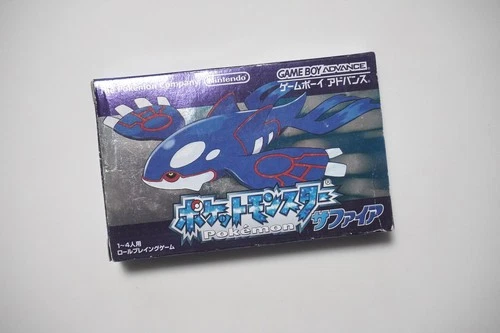 Game Boy Advance Pokemon Sapphire boxed Japan GBA game US Seller