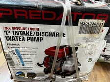 Predator 1 in. 79cc Gasoline Engine Clear Water Pump 35GPM Drain Pool Irrigation