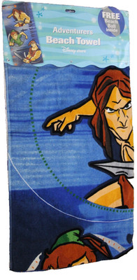 Disney Store Adventurers Beach Pool Towel Peter Pan Hercules Tarzan  30'' x 60''