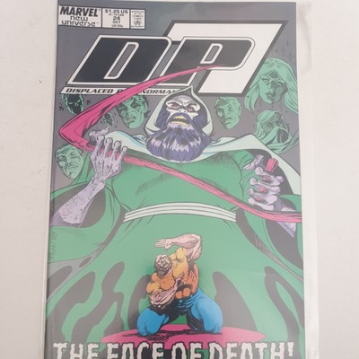 Marvel Comics D.P.7 #24 DP7 New Universe VFN+/Nm (1987) Rare Vol 1 UK Free P&P 