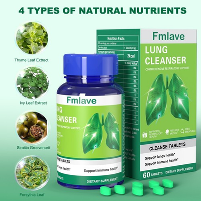 #ad Lung Cleanse amp; Detox Support Clear Lungs a Healthy Lungs Supplement 60 Tablets $15.99