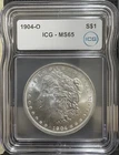 MS65 1904-O Silver Morgan Dollar ICG MS65 Better Date