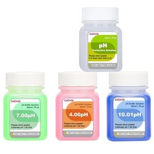 pH Calibration Solution Kit 4,7,10 Buffer Solution  Electrode...