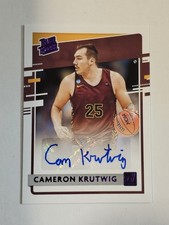 2021 Chronicles Draft Donruss Cameron Krutwig Purple Auto /49 RC ✨Ships Next Day