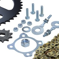 Kettenrad 45Z Ritzel 11Z Kette Spanner Sicherung Set Hercules Prima M 1 2 3 4 5