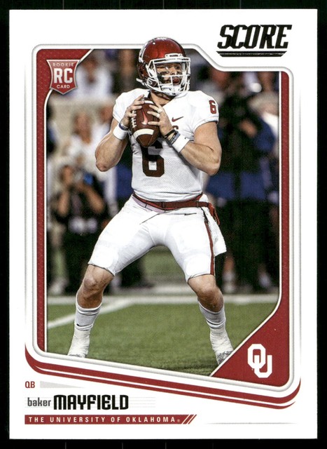 2018 Score Baker Mayfield RC #351 Oklahoma Sooners